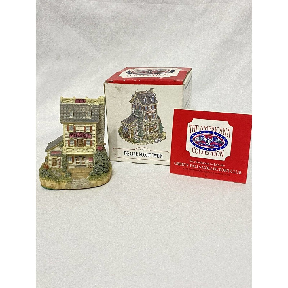 Vintage 1993 - Americana Collection The Gold Nugget Tavern AH28 Liberty Falls